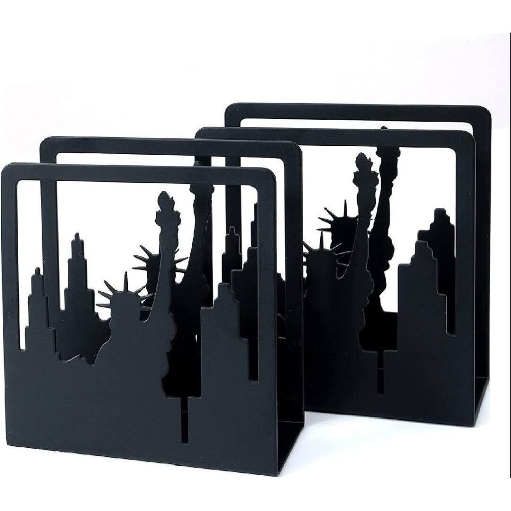 New York Statue Of Liberty Black Metal Napkin Holder Modern City Metal Decor 1